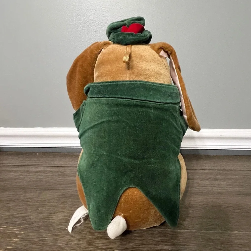 Vintage 1985 Toys R Us Velveteen Rabbit Plush Christmas Bunny Stuffed Animal Toy